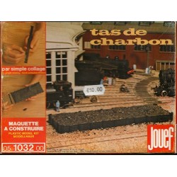 tas de charbon - kit à monter (160x60x12 mm) - Jouef neuf en boite