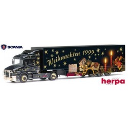 Scania T 4er + semi-remorque Safeliner "Weihnachten 1999"