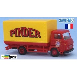 Saviem SG3 camion bâché transport de matériel "Pinder"