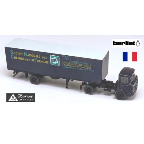 Berliet TAK + semi-remorque avec hayon "SNCF"