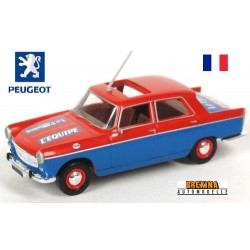 Peugeot 404 berline (1963) "L'Equipe"- sold out by Brekina