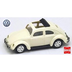 VW Cox 1200 toit ouvert (fenêtre Bretzel) jantes chromées (ex modele Praliné)