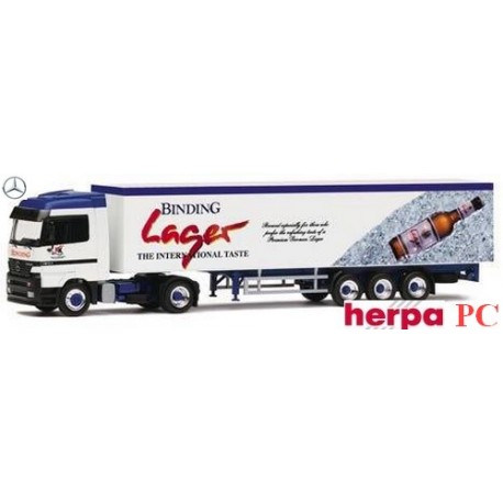 MB Actros LH + semi-remorque fourgon "Bindng Lager" - PC