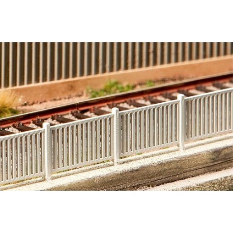 Set de barrières "béton" type SNCF (124 cm de long)