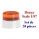 Set de 20 gyrophares oranges