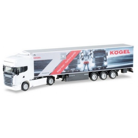 Scania R TL 13 + semi-rqe frigo "Kögel" (modèle publicitaire)